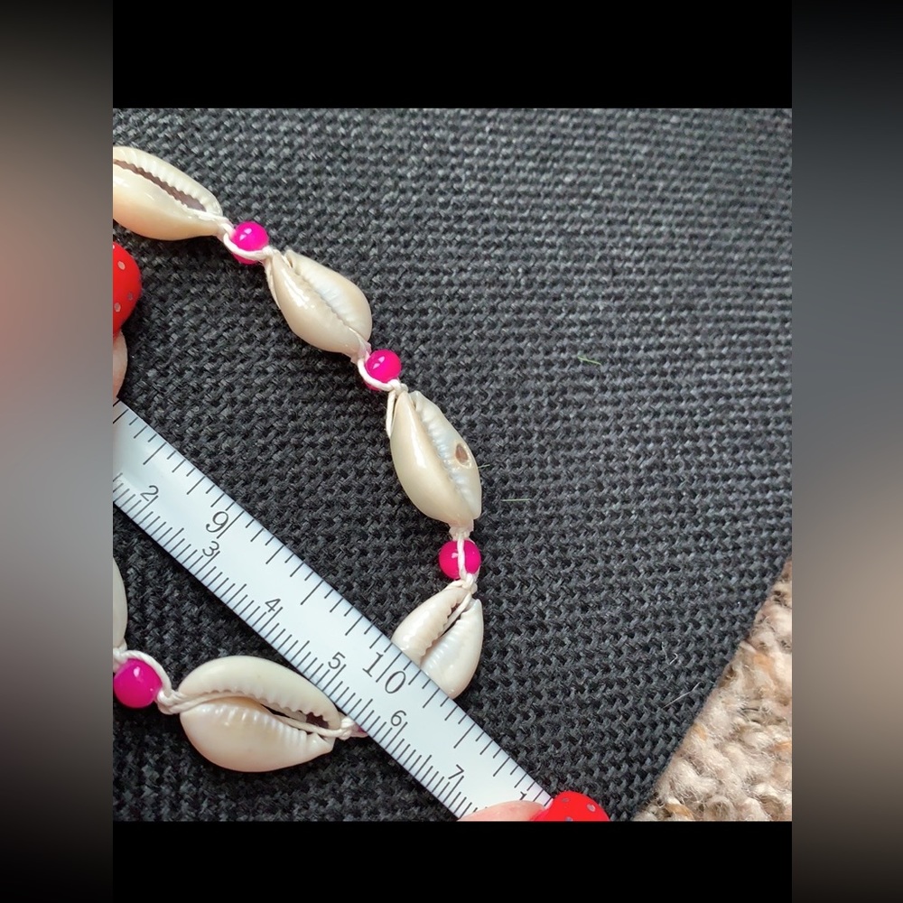 Cowrie Shell Boho Necklace-Earring Set ๐๐๐ - Picture 4 of 6